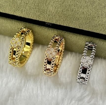 vca ring, perlee, thin