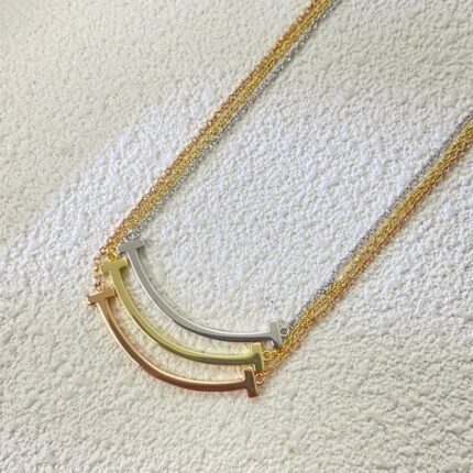 tiffany necklace, smile face, small model
