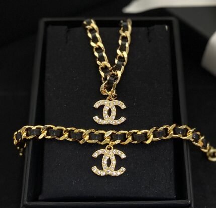 chanel set 4, necklace, bracelet